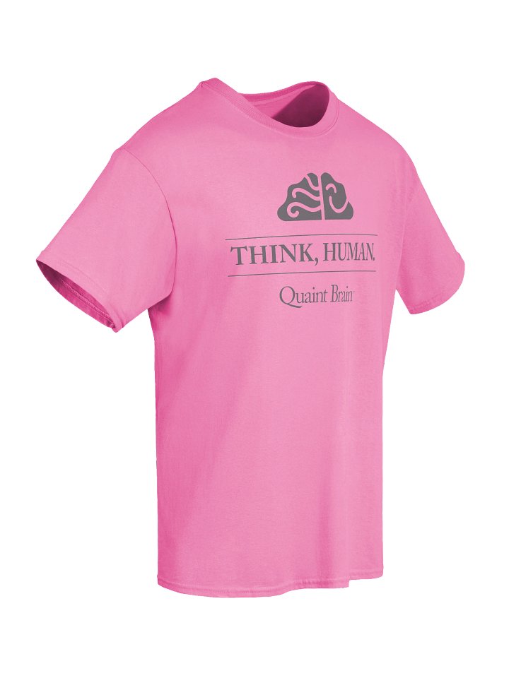 Quaint Brain™ Think, Human Heavyweight Cotton Tee product image (2)