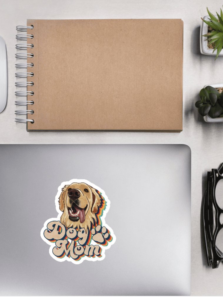 Golden Retriever Dog Mom Sticker product image (1)