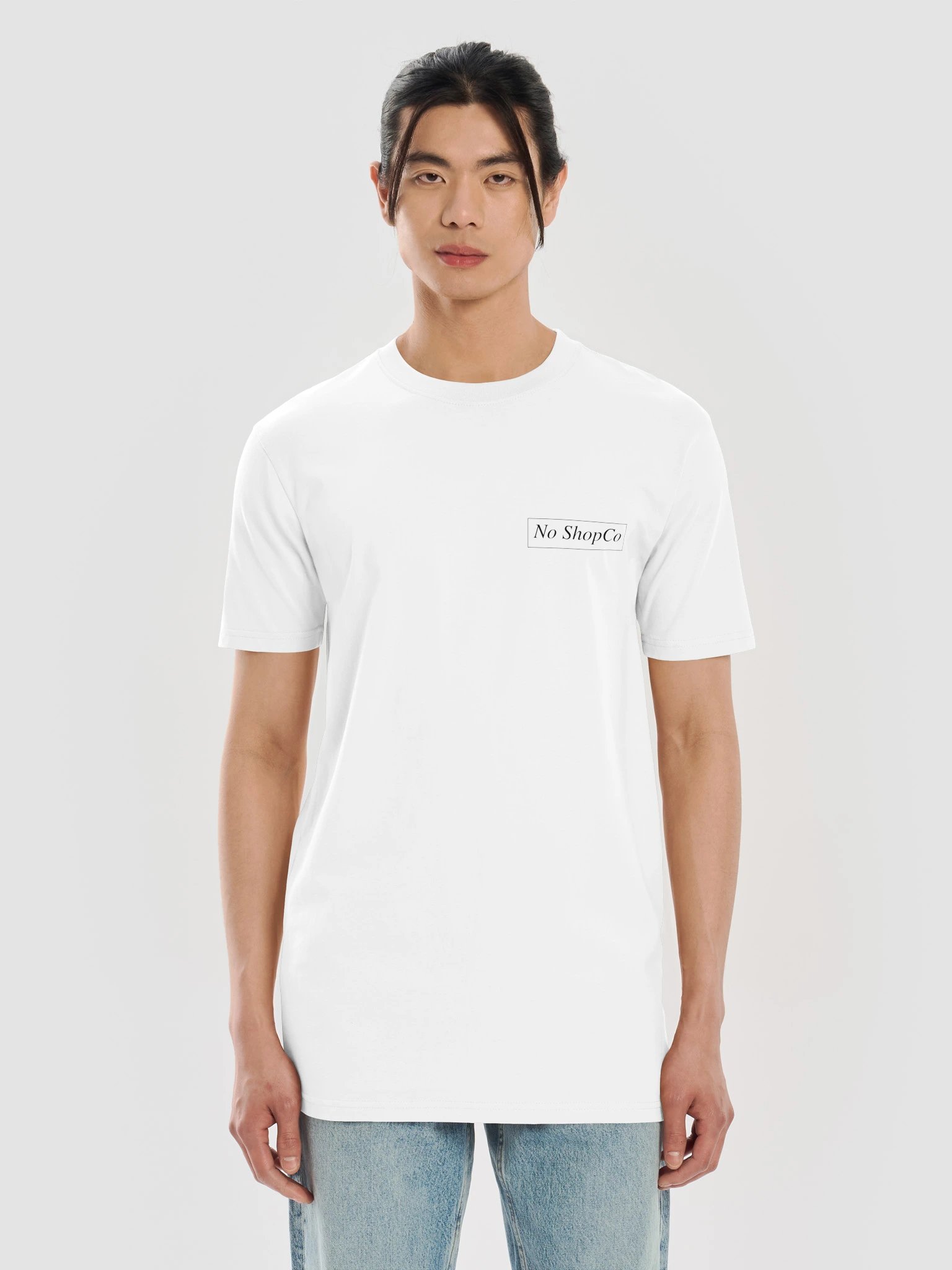 No ShopCo Men's Premium Heavyweight Tee - White product image (5)