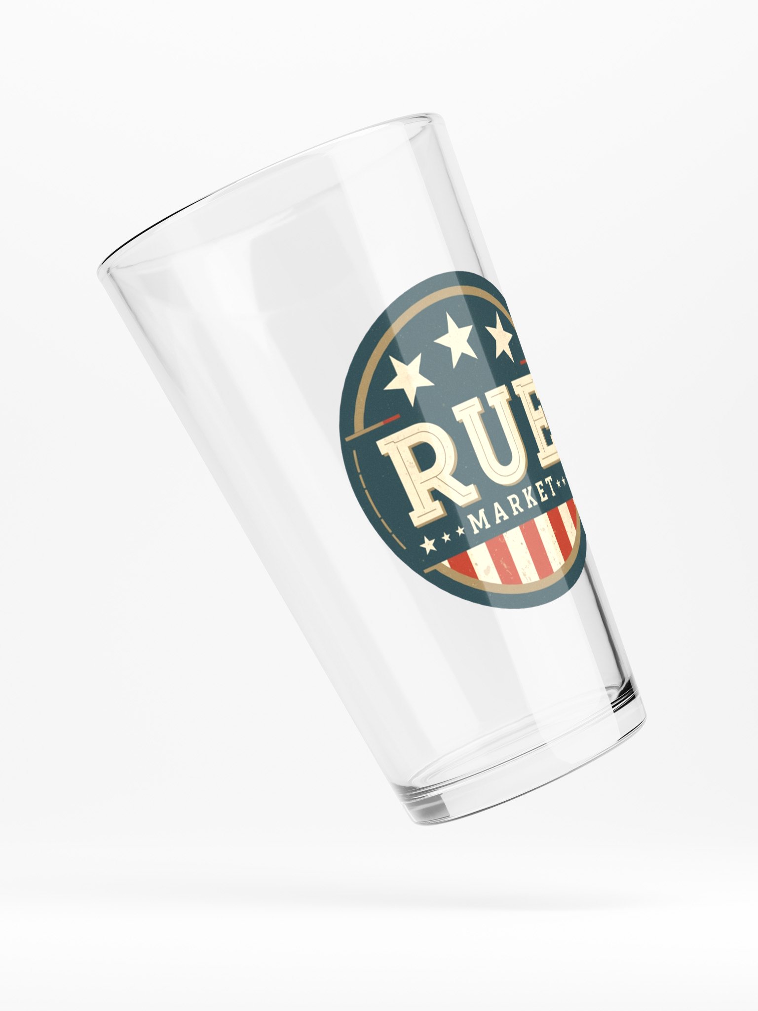Rue Market Vintage Logo Shaker Pint Glass product image (4)
