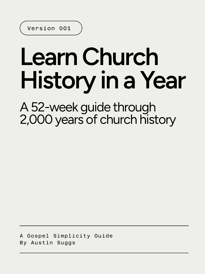 Church History in a Year: A Reading Guide through 2,000 Years product image (1)