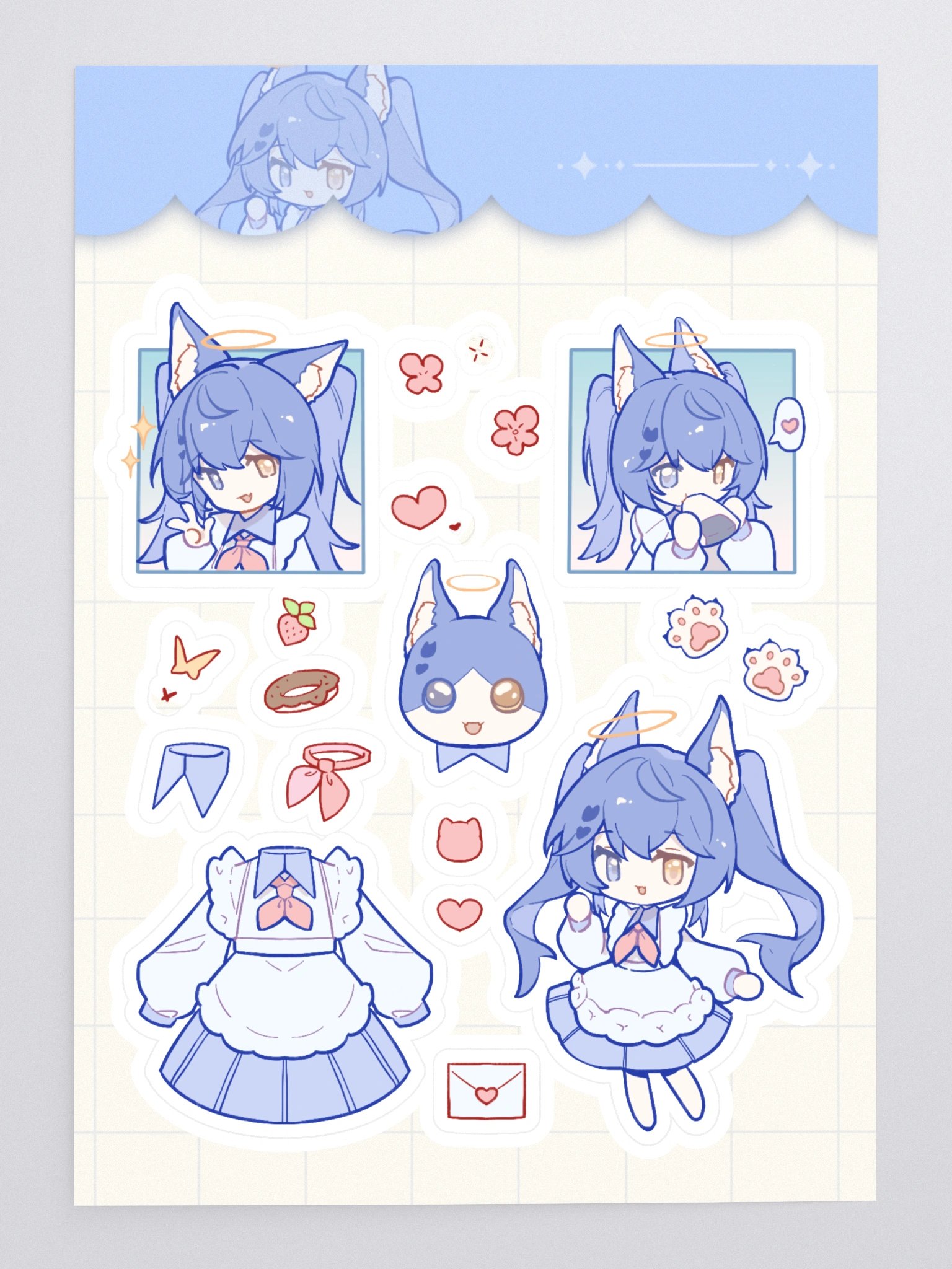 Chibi Saphia Sticker Sheet product image (3)