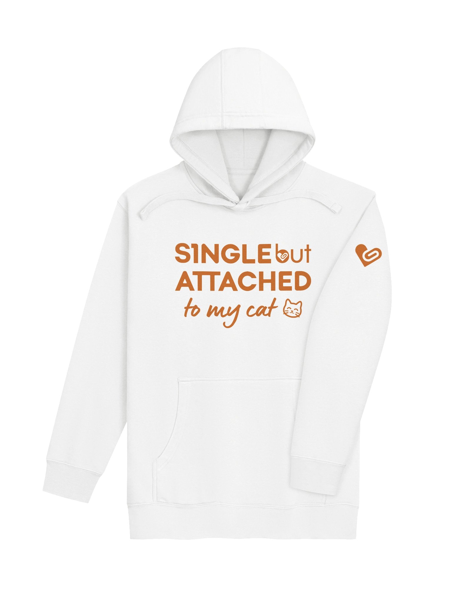 Single But Attached to My Cat | Unisex Premium Pullover Hoodie product image (2)