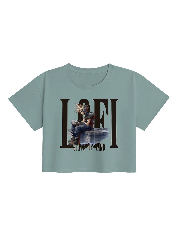 Cloud Strife "LoFi State of Mind" Crop Top product image (7)