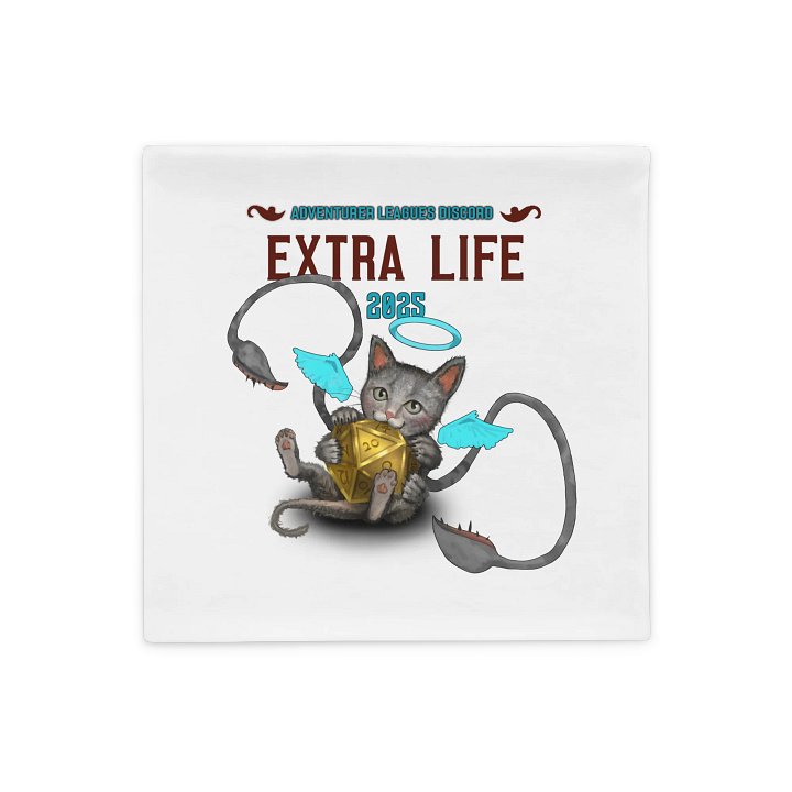TAL Extra Life Design 2025 - "Displacer Baebeh" Pillow Case product image (1)