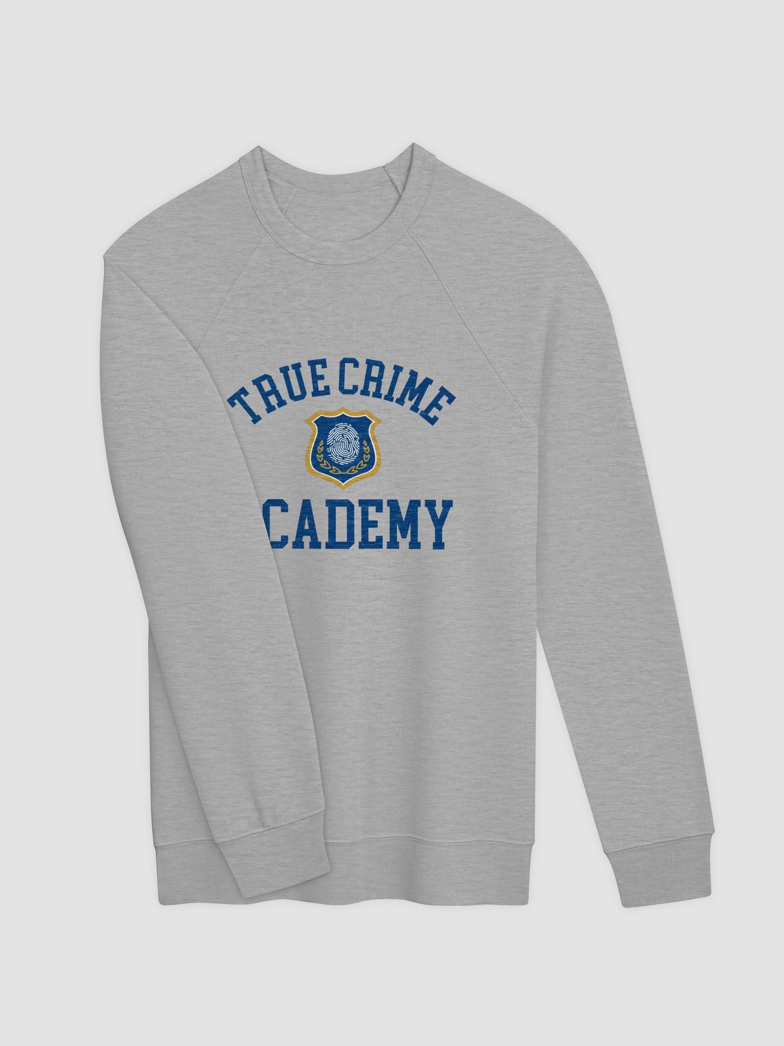 True Crime Academy Pullover Sweatshirt - Light Grey product image (3)
