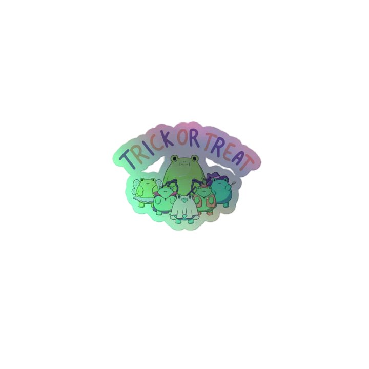 Trick or Treat Holo Sticker product image (1)