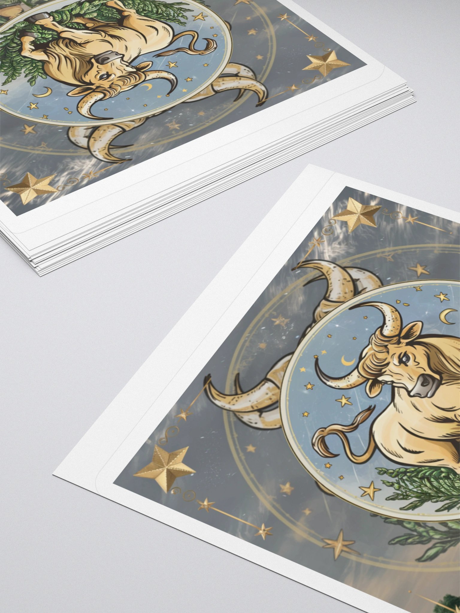 Exclusive Taurus Zodiac Sticker - Bull with Celestial Design - Premium Vinyl product image (10)