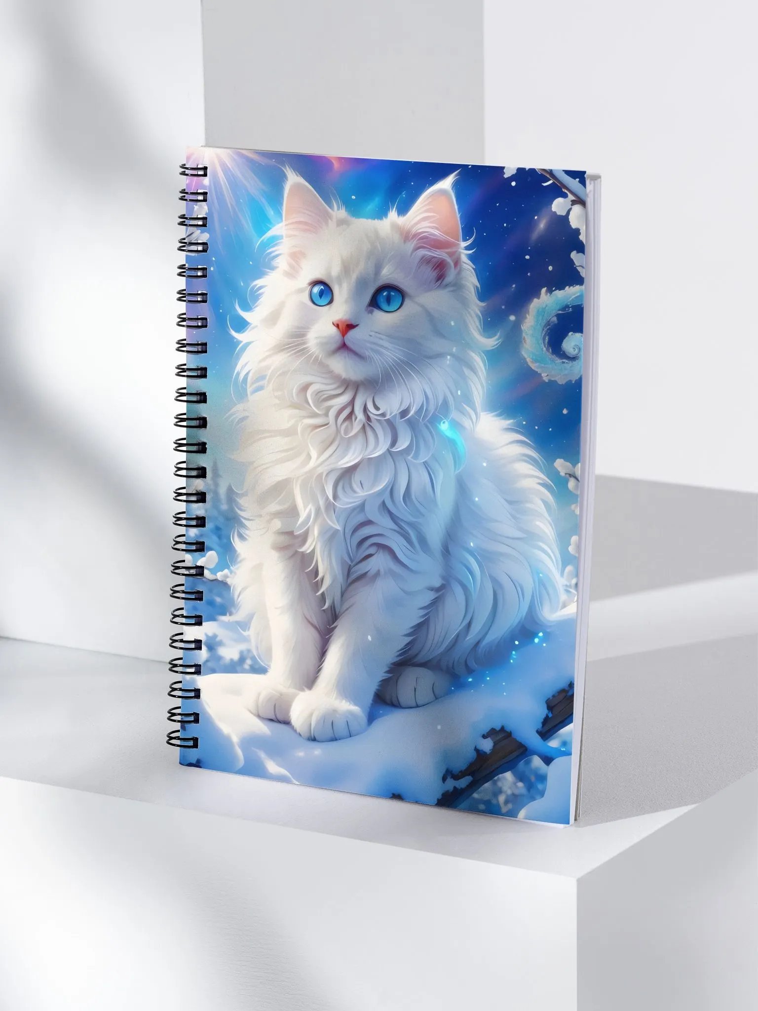 The Fluffiest Winter Kitten Spiral Notebook product image (4)