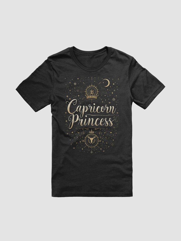 Capricorn Princess Crowned T-Shirt product image (1)