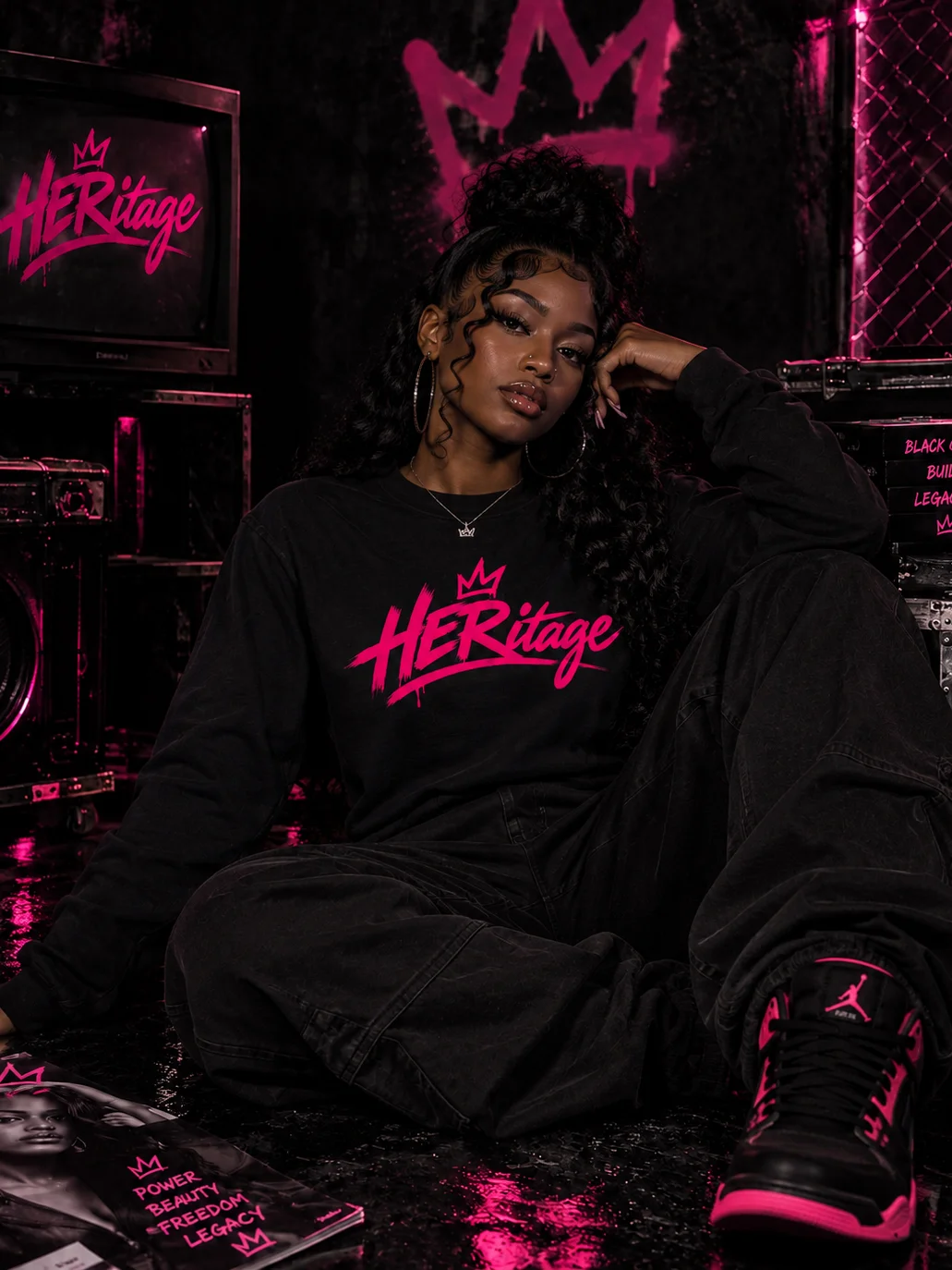 HERitage Long Sleeve in Pynk product image (1)