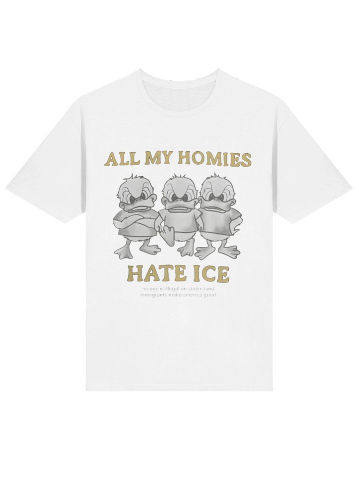 All My Homies Hate ICE T-Shirt – for Bold Political Expression product image (2)
