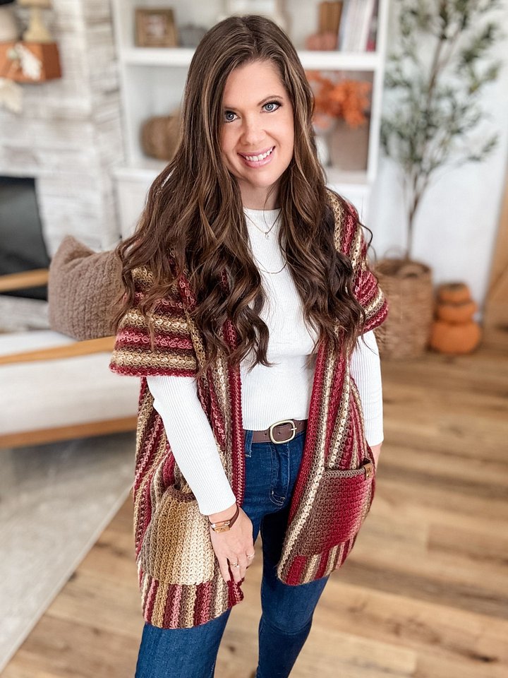 The Suzette Ruana Crochet Pattern product image (2)