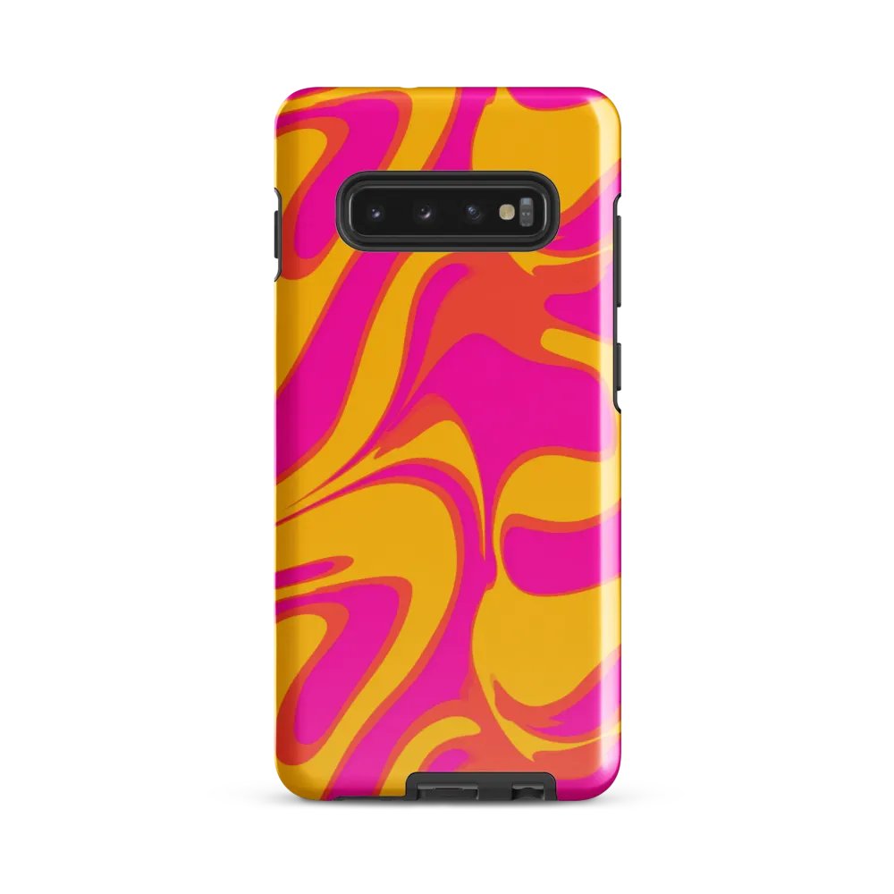 Pink and Yellow Psychedelic Swirls Samsung® Tough Case product image (47)