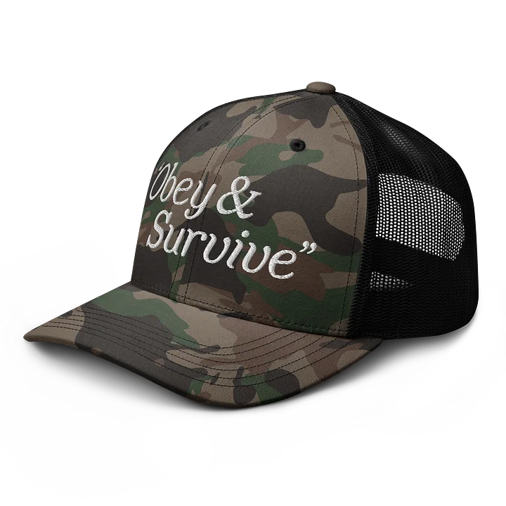 Obey & Survive Camo Cap product image (2)
