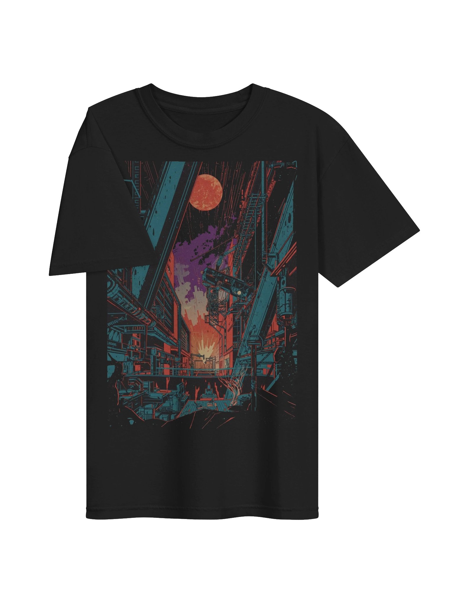 Neo-Visions Cityscape Heavyweight T-Shirt product image (6)
