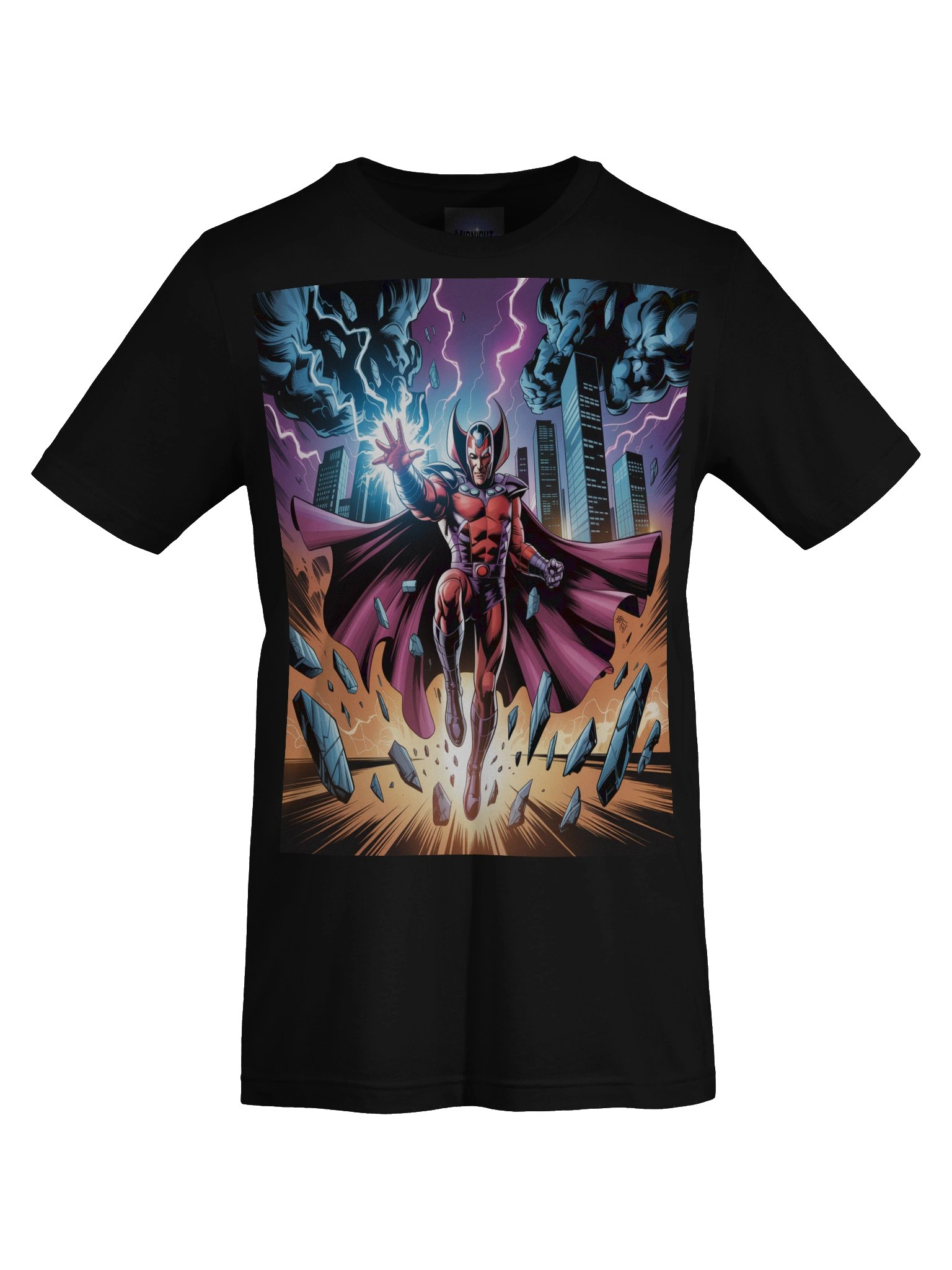 Magneto's Metropolis Mayhem – Premium Supersoft T-Shirt product image (1)