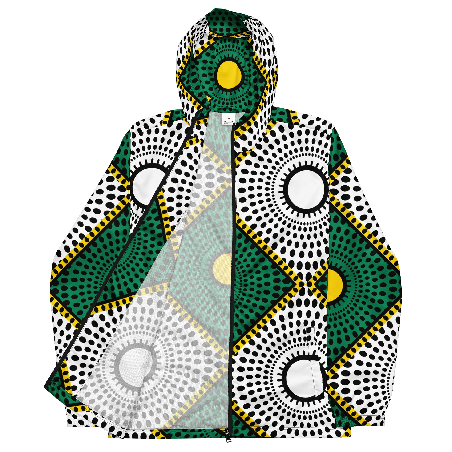 Diamond Print Windbreaker — Unisex product image (3)