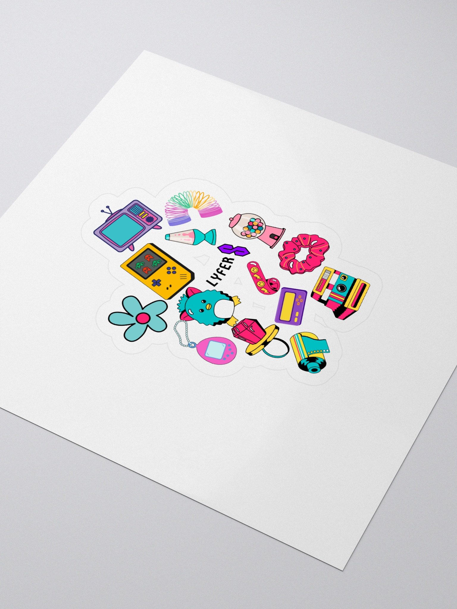 lyfer sticker retro product image (3)