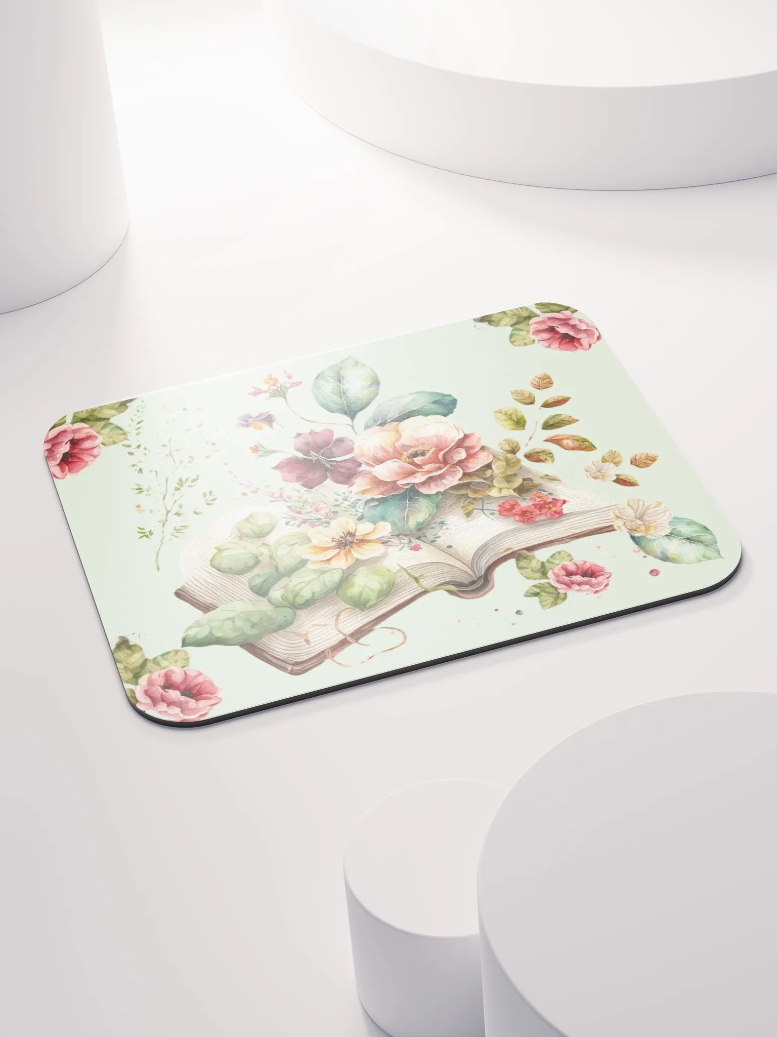 Beautiful Book Full of Flowers Mousepad product image (4)