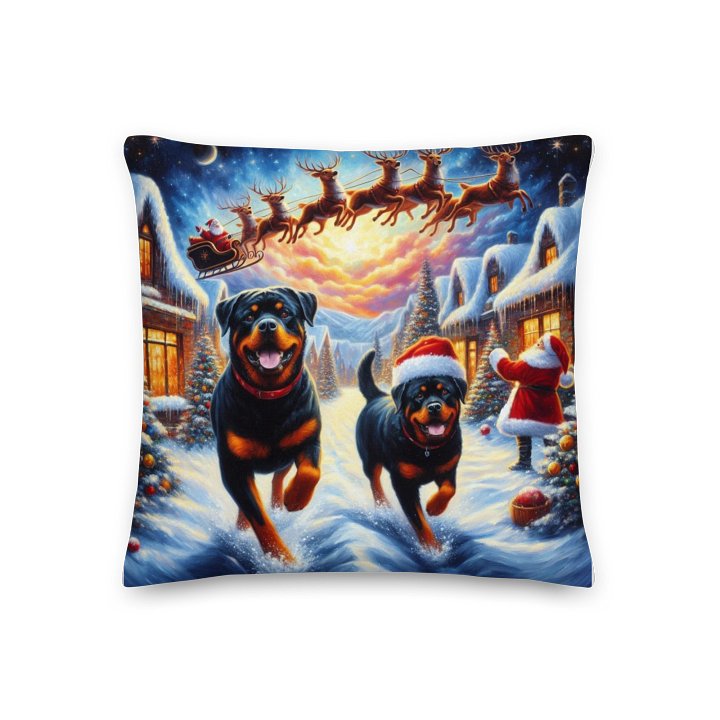 Christmas Magic Rottweiler Pillow product image (3)