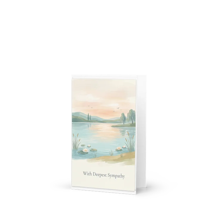 Sunset Sympathy card product image (1)