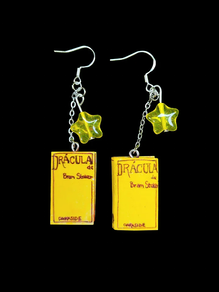 Dracula - Classic Book Earrings product image (2)
