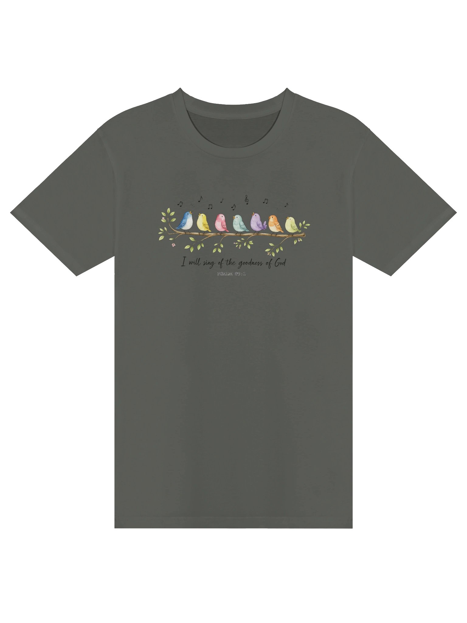 I Will Sing of the Goodness of God Shirt, Psalm 89 1 Shirt, Christian Bird Shirt, Faith Based Tee, Worship Shirt product image (1)