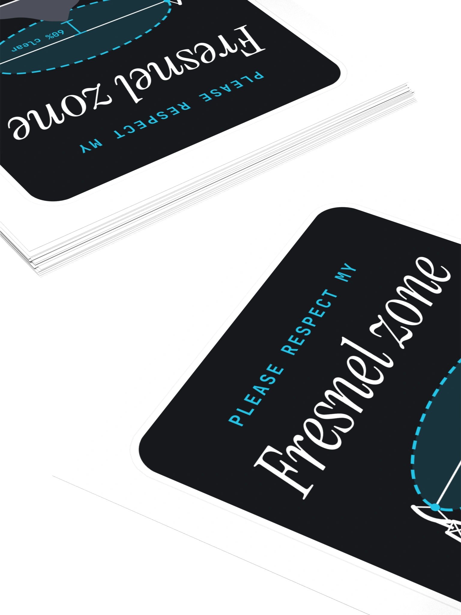 Respect My Fresnel Zone Sticker product image (4)
