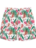 Flamingo Tropical Vibes Hawaiian Swim Trunks