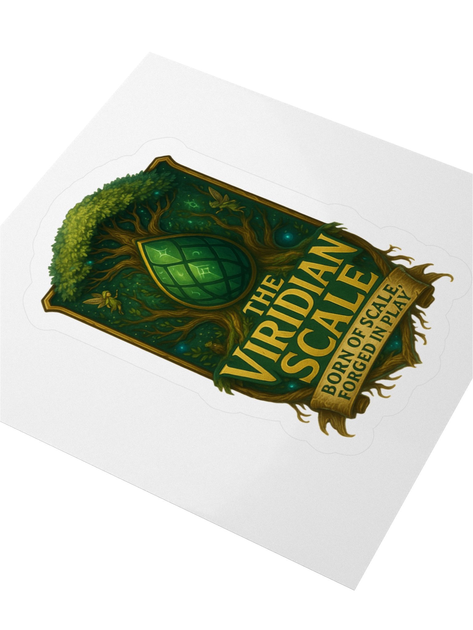 Viridian Crest Sticker – “Born of Scale” Edition product image (3)