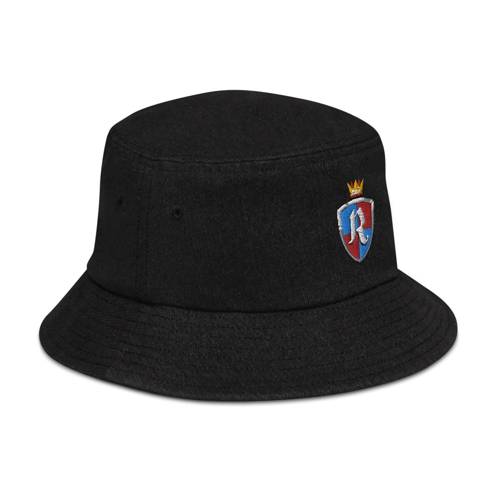 Crest Embroidered Denim Bucket Hat product image (6)