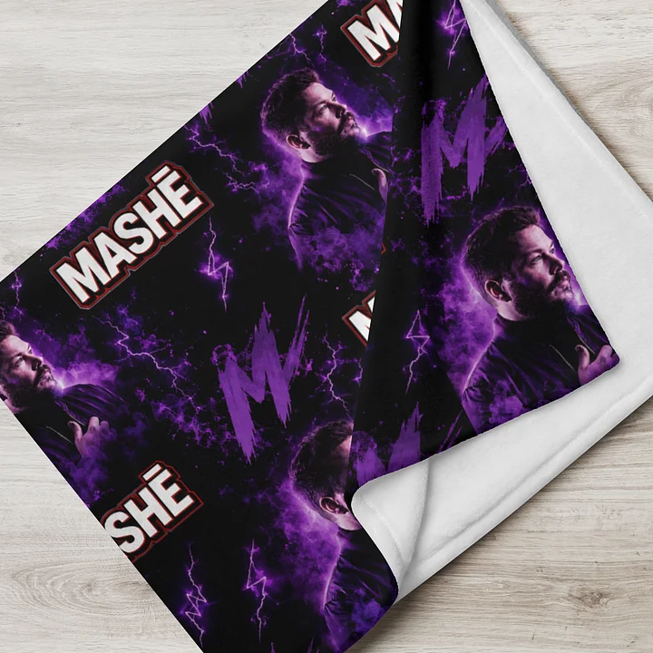 MASHĒ Purple Pattern Throw Blanket product image (7)