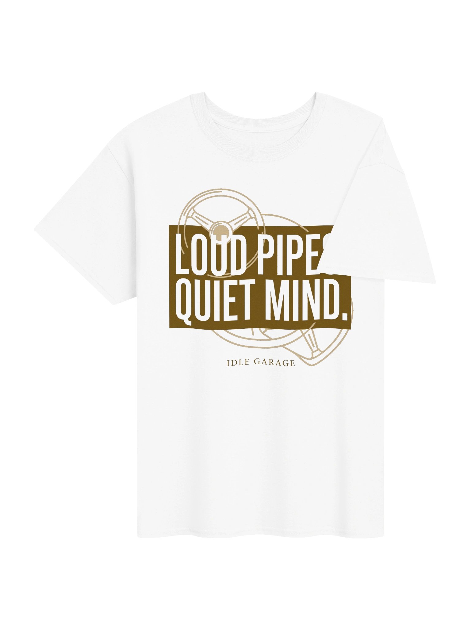 LOUD PIPES. QUIET MIND. Tee product image (4)
