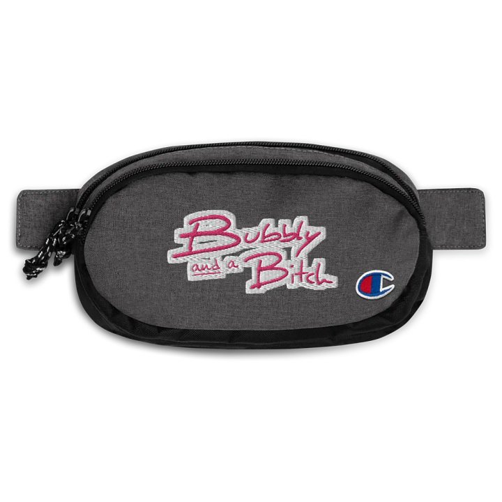 Bubbly and a B (pink bubble design) champion fanny pack product image (1)