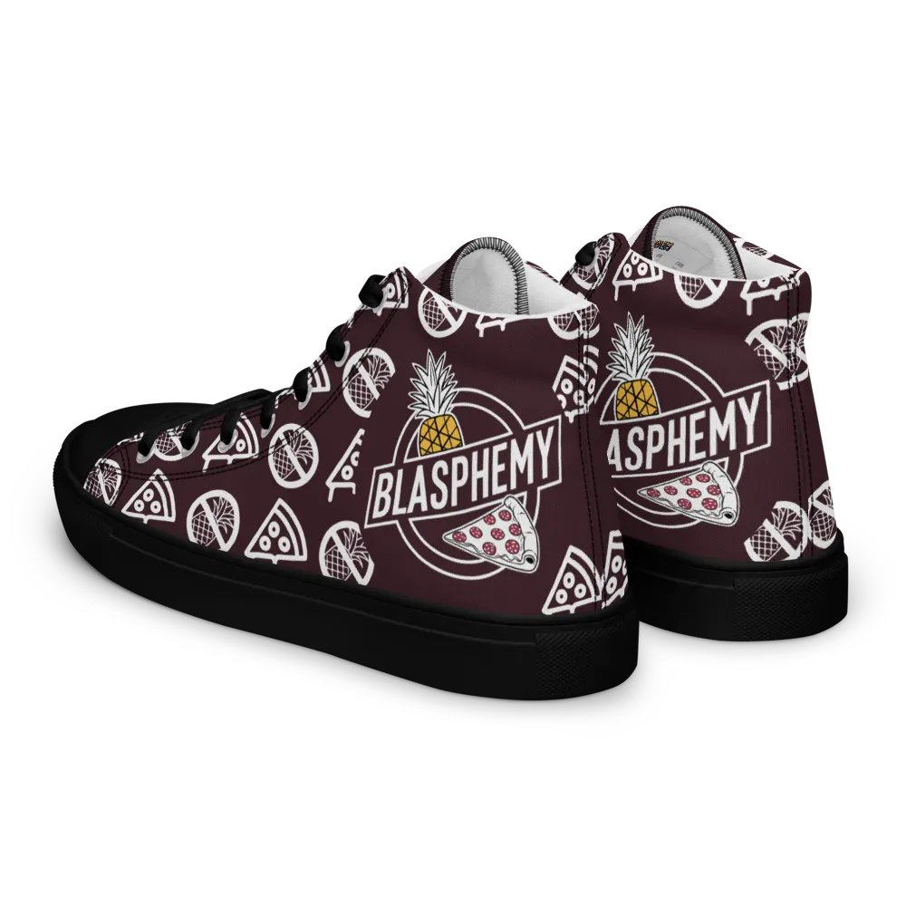 Blasphemy High Top Oxblood Black/Black Female product image (4)