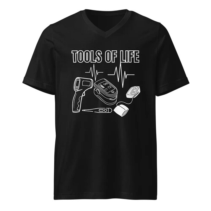 Tools of life, Work Mode Activated V-Neck Tee product image (1)