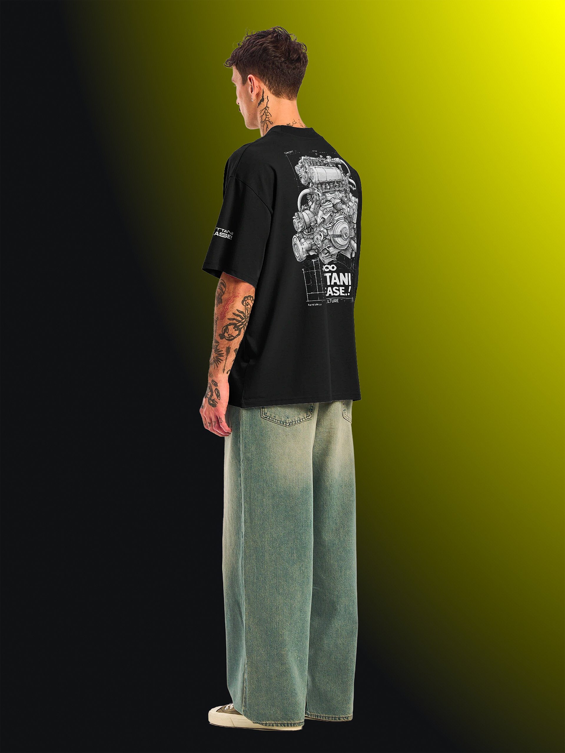 100 Ottani Please!™ Oversized Unisex Racing Streetwear Graphic T-Shirt | Ignition Edition product image (6)