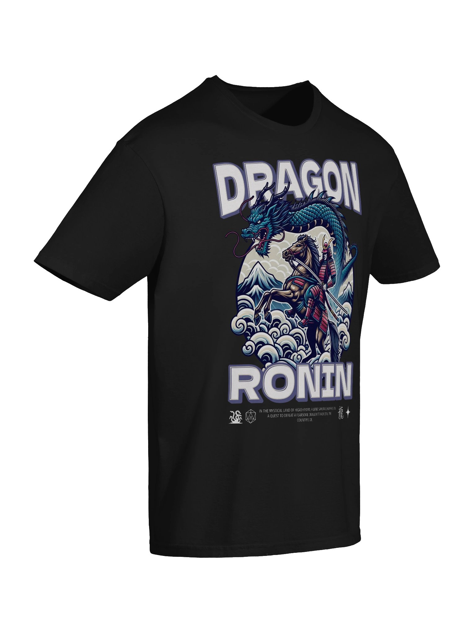 Dragon Ronin Samurai T-Shirt - Gildan Softstyle product image (7)