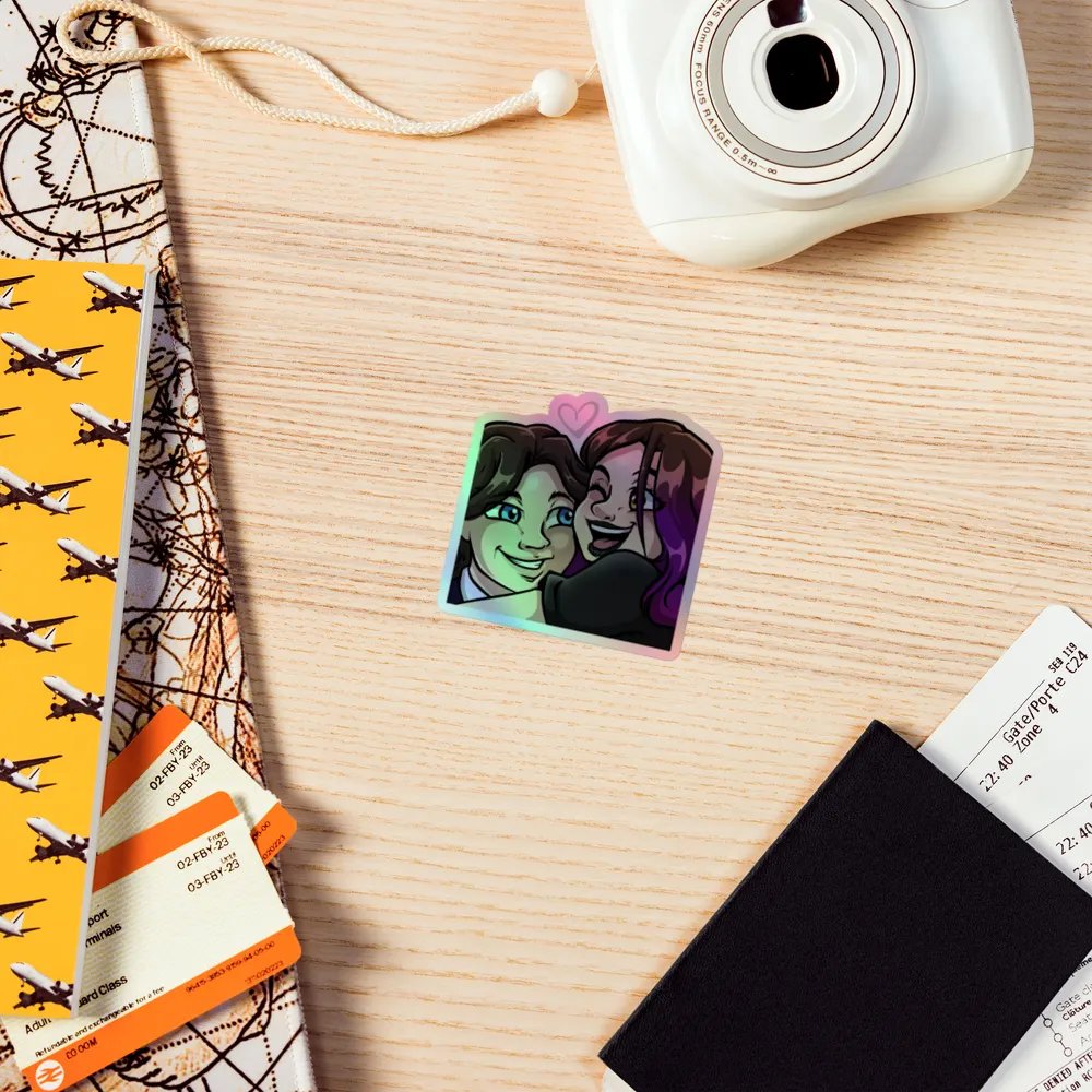 Embrace Love Holographic Sticker product image (7)