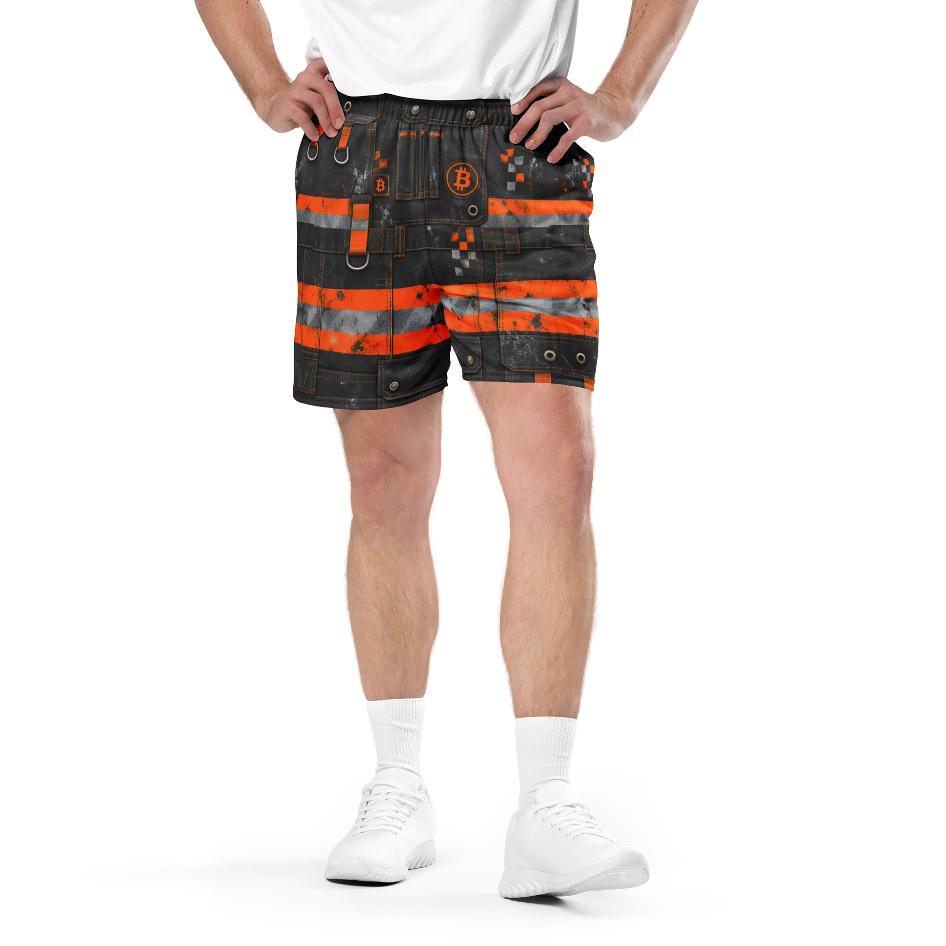 Hash Miner — Bitcoin Crate Mesh Shorts product image (1)