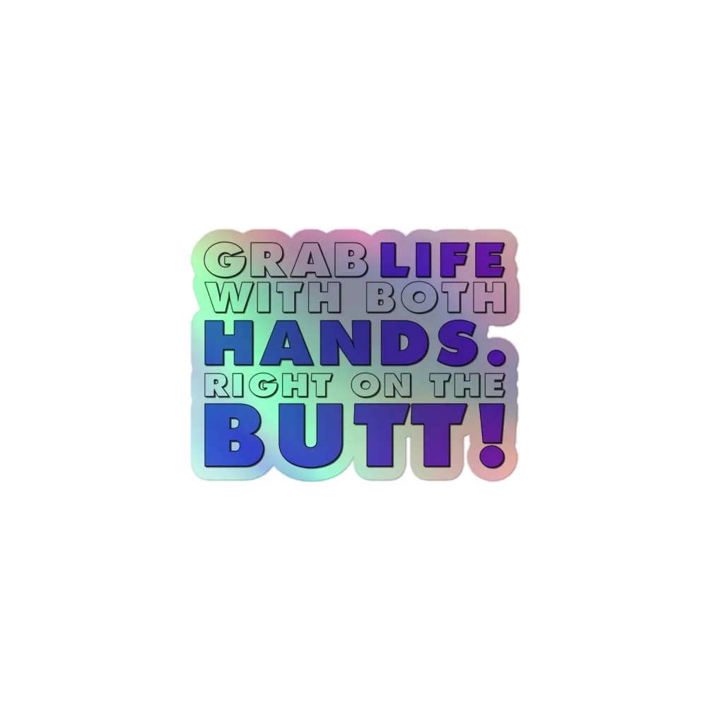Both Hands Hologram Sticker product image (1)