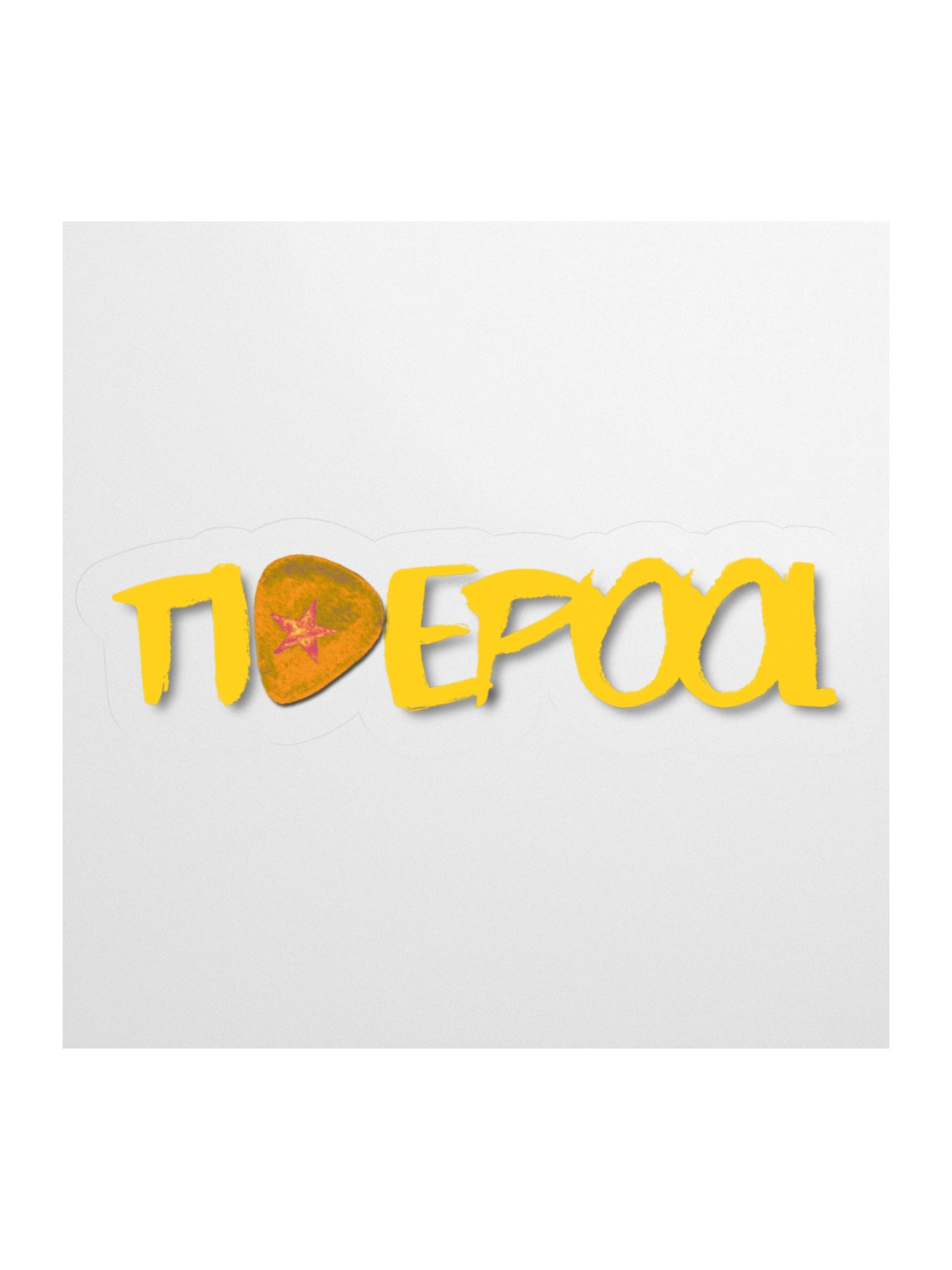 Yellow Tidepool Logo Sticker product image (1)