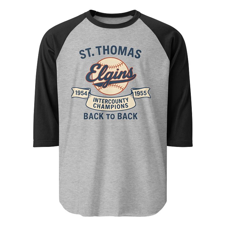St. Thomas Elgins Back to Back Logo 3/4 Tee product image (1)