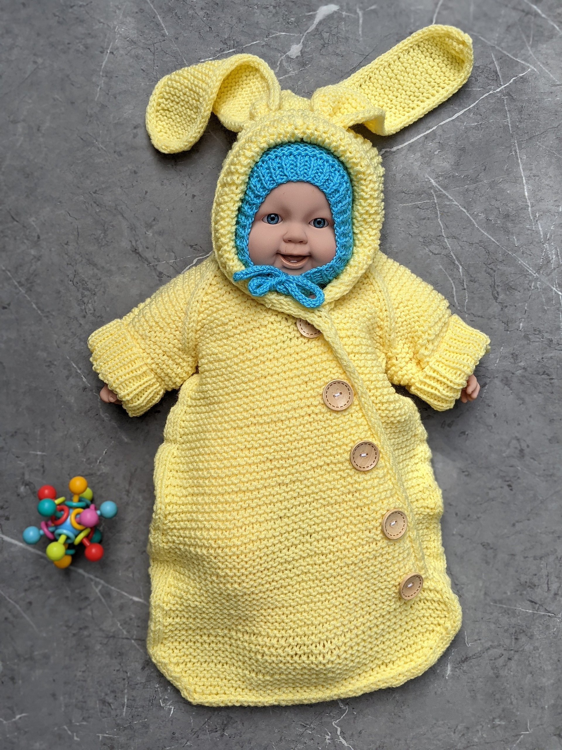 Baby Sleep Sack / Baby Cocoon Knitting Pattern product image (3)