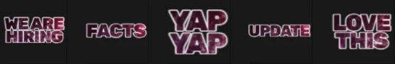 Red Galaxy Word Expression Emojis product image (1)