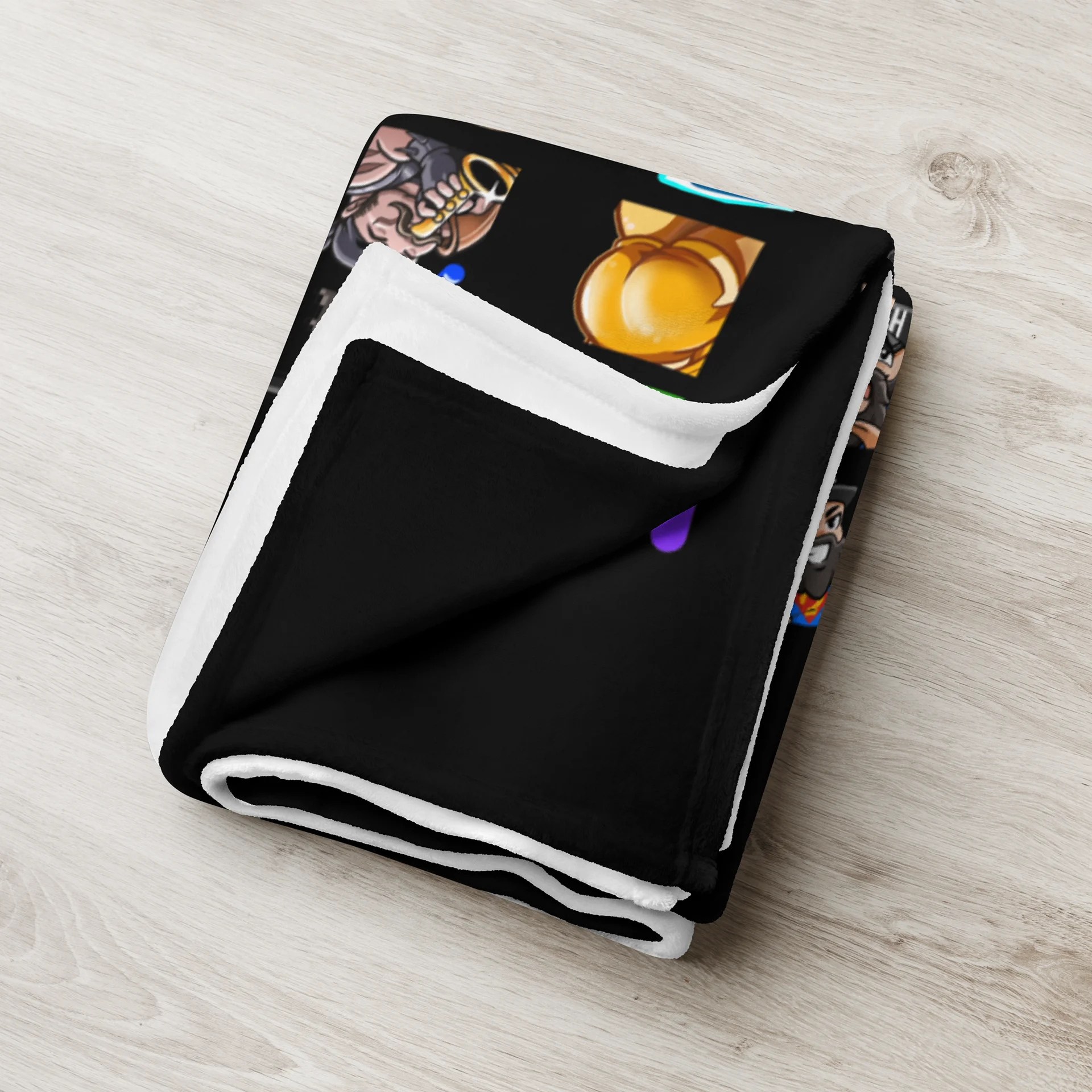 Emote Throw Blanket (Black) product image (4)