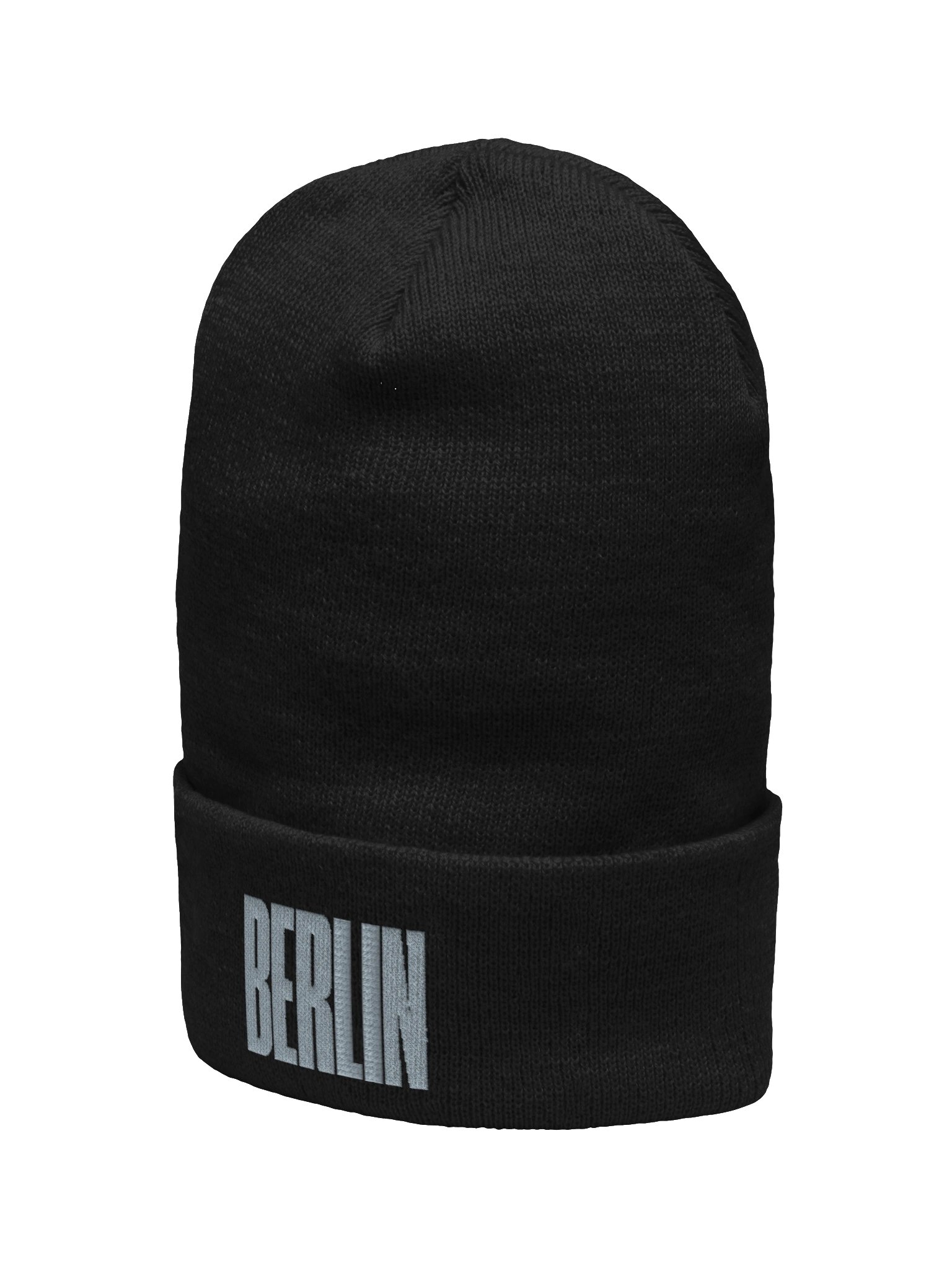 Berlin Embroidered Cuffed Beanie product image (2)