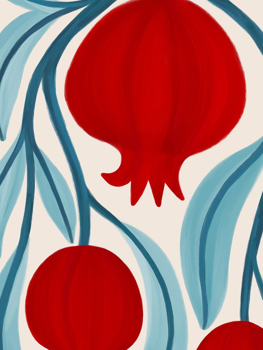 Red Pomegranate Wall Art Prints product image (2)