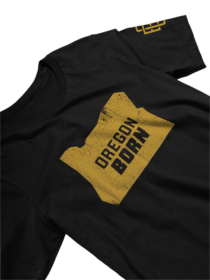 Oregon Born State Outline T-Shirt product image (2)